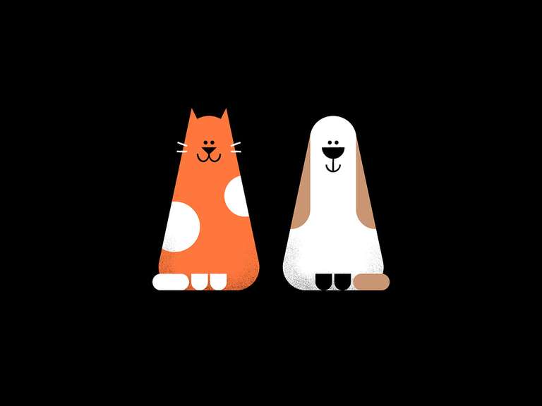 10 Cat and Dog Logo Design Inspirations for Brand Identity Design