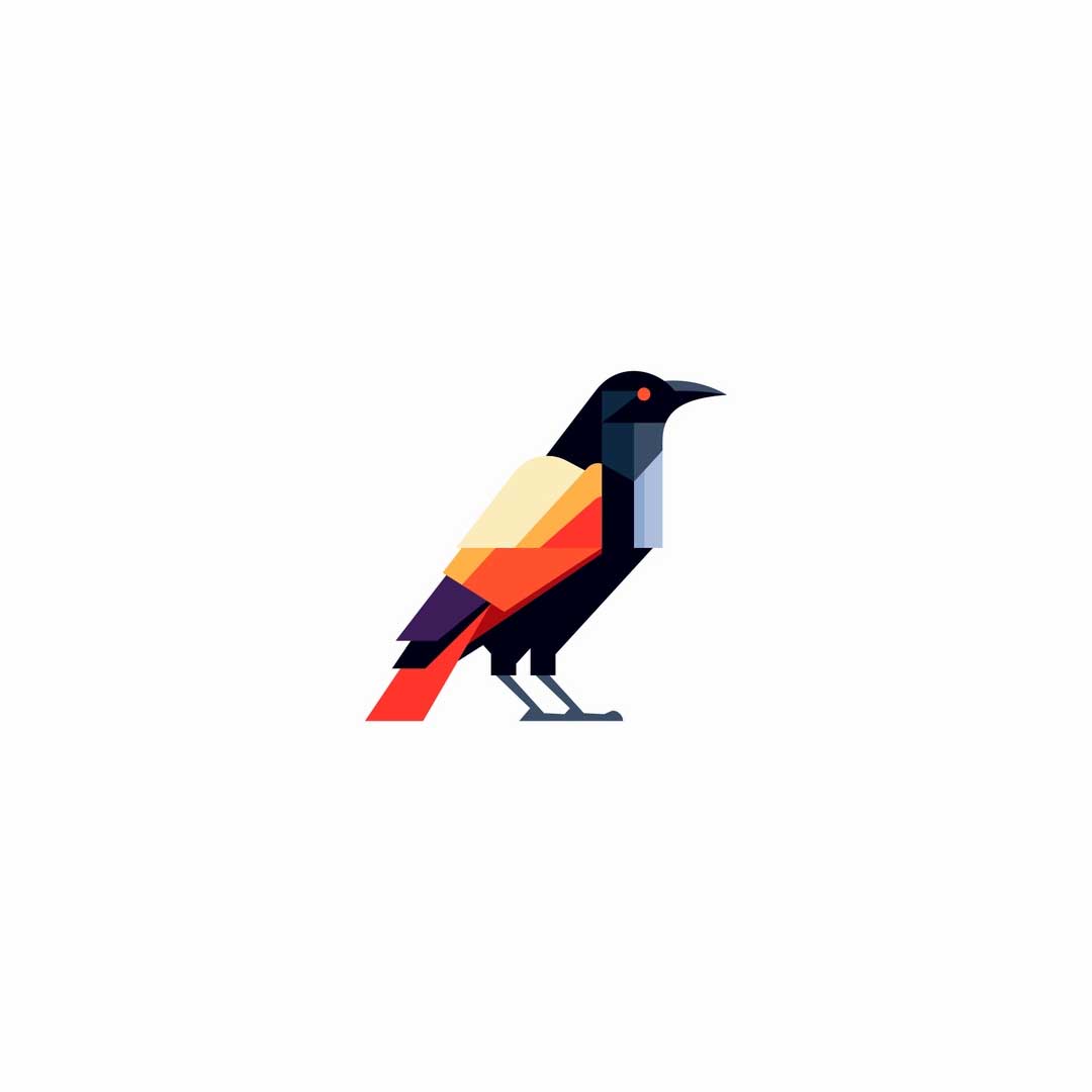 raven logo ideas for logo design inspirations