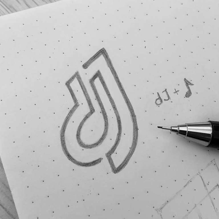 10 DJ Logo Design Inspirations for Brand Identity Design